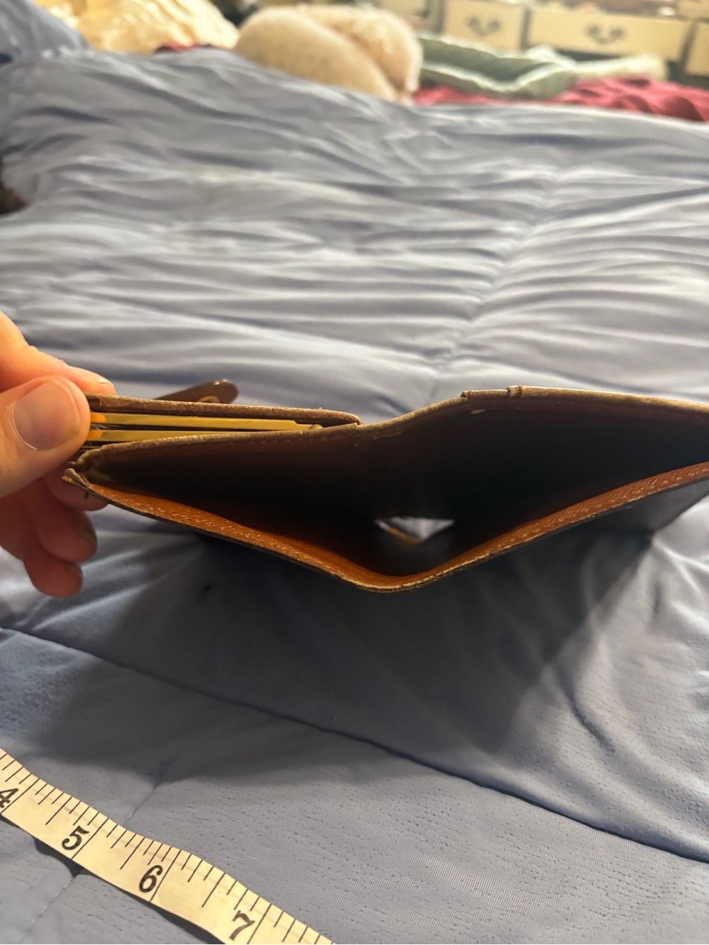 Louis Vuitton Monogram Canvas Wallet in Brown and Gold - Picture 3 of 4